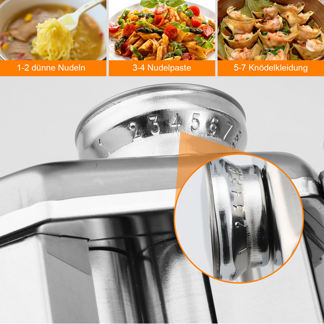Sonnewelt Pasta Machine Maker 3 in 1 Pasta Machine
