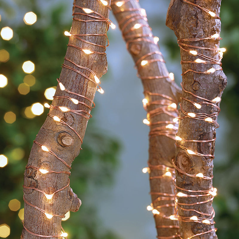 Sonnewelt Solar Lichterkette 20M 200LEDs Kupferdraht Lichterkette