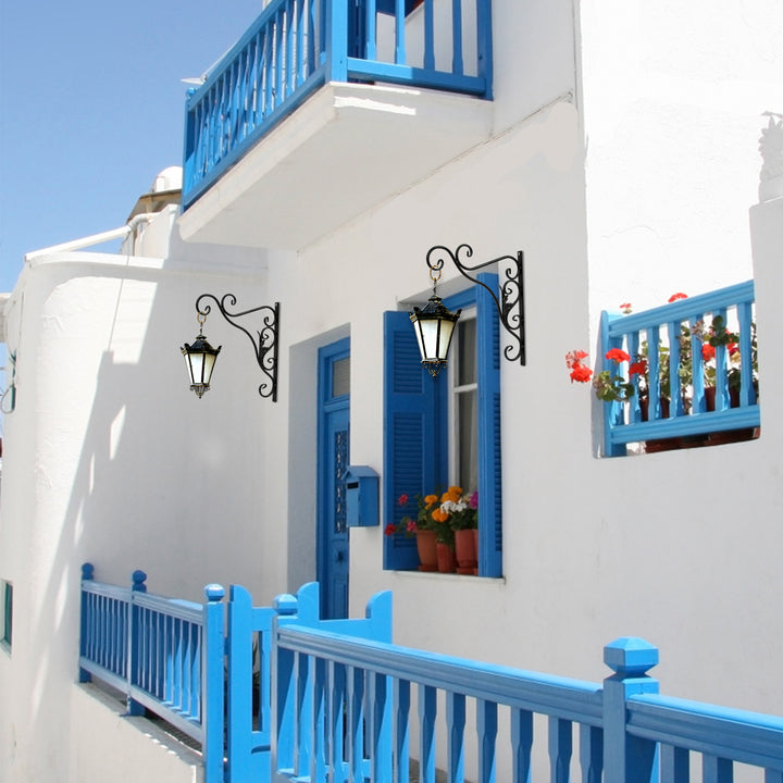 Sonnewelt 2x Blumenampel Wandhalterung