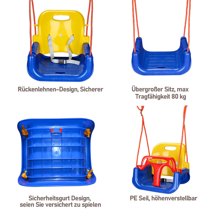Sonnewelt Kinderschaukel Babyschaukel 3 in 1