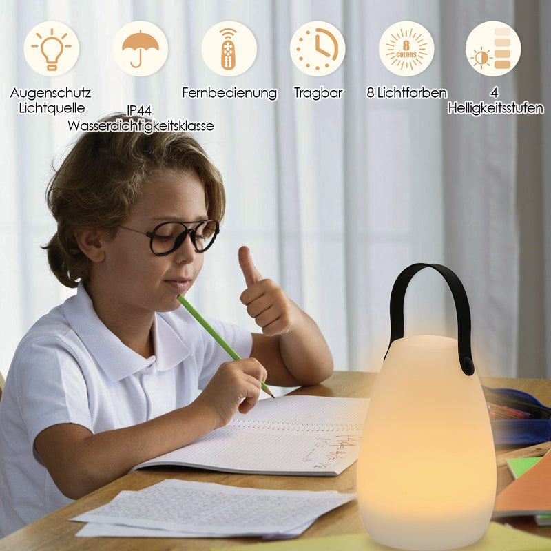 Sonnewelt LED Akku Außen Tischleuchte Tragbare