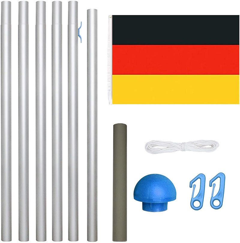 Sonnewelt Fahnenmast 6,5 m Aluminium