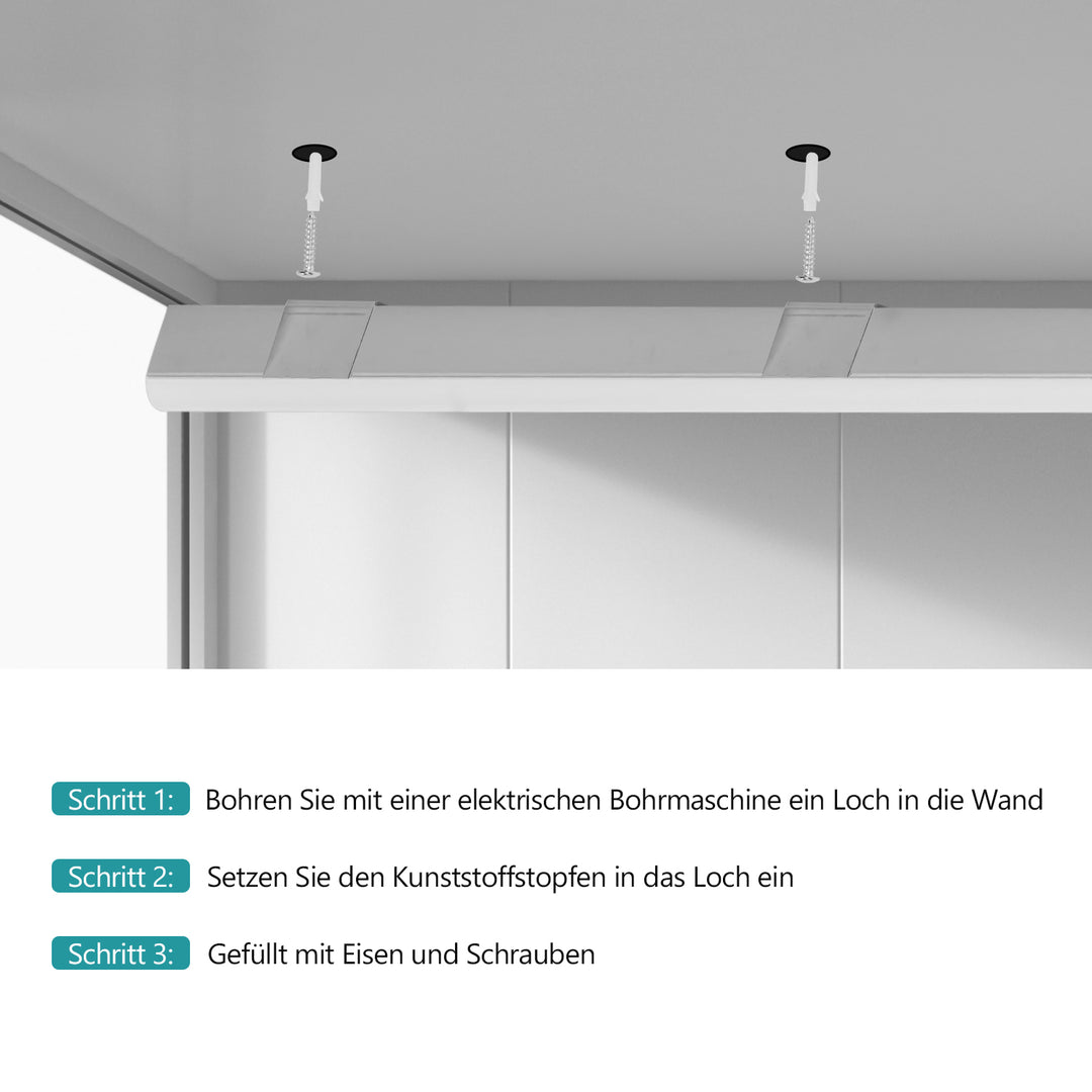 Sonnewelt 10x 1m LED Profil Aluminium V-Form für LED Stripes