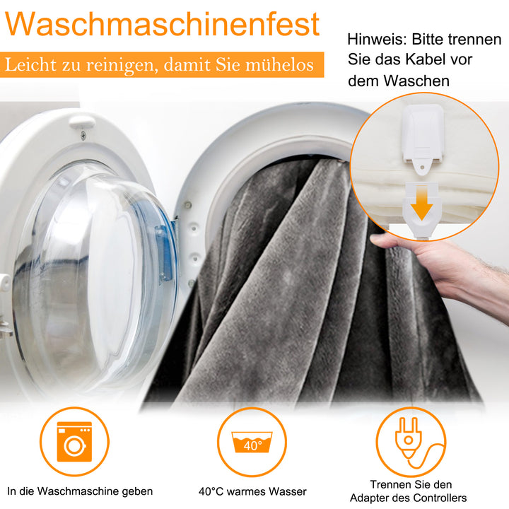 Sonnewelt Heizdecke 9 Heizstufen und 9 Timingstufen