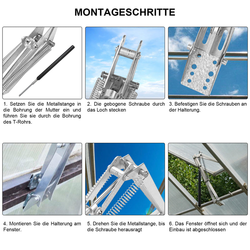 Sonnewelt  Fensteröffner Automatischer Hubkraft max.14kg