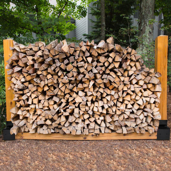 Sonnewelt 4 Stück Holzstapelhilfe Brennholz Stapelhilfe