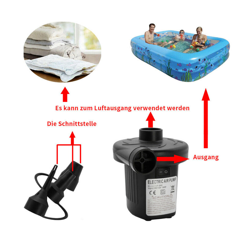 Sonnewelt Elektrische Luftpumpe Elektropumpe