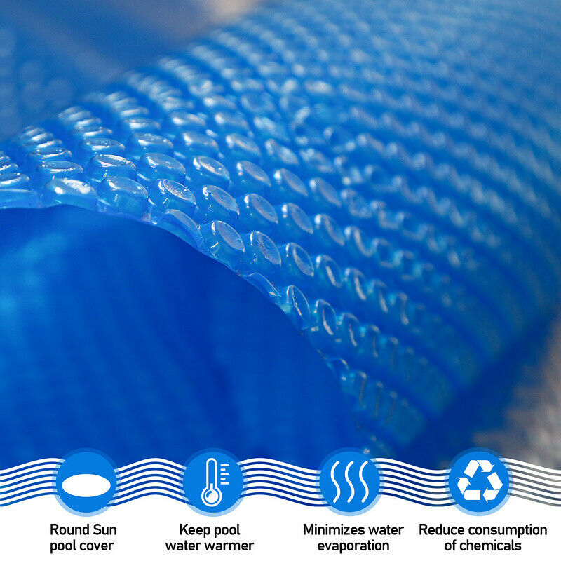 Sonnewelt Solarabdeckplane Poolheizung PE 380CM*0.02CM