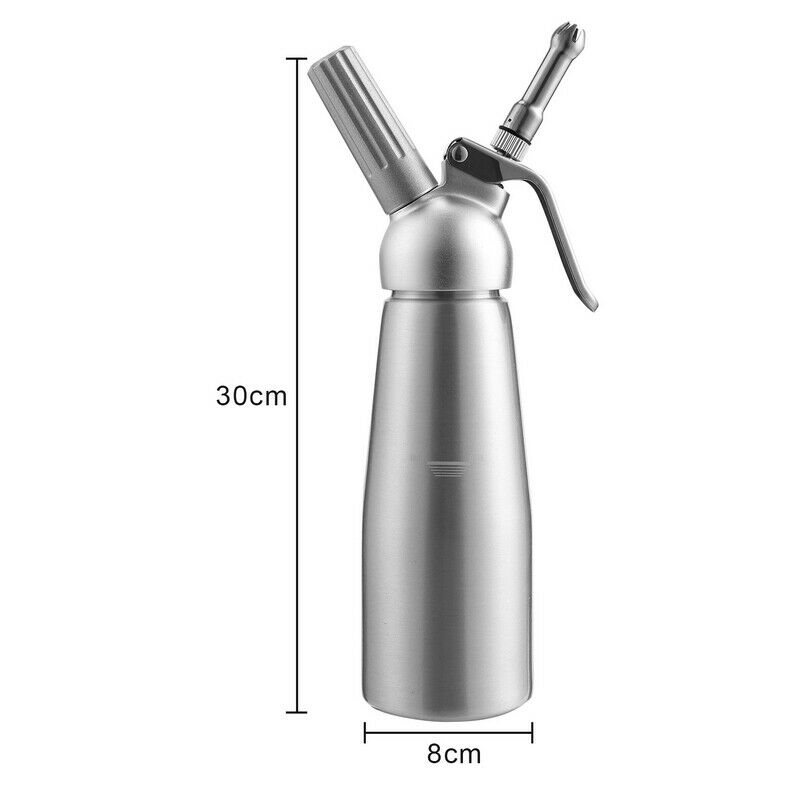 Sonnewelt cream dispenser aluminum with 3 nozzles 500ml