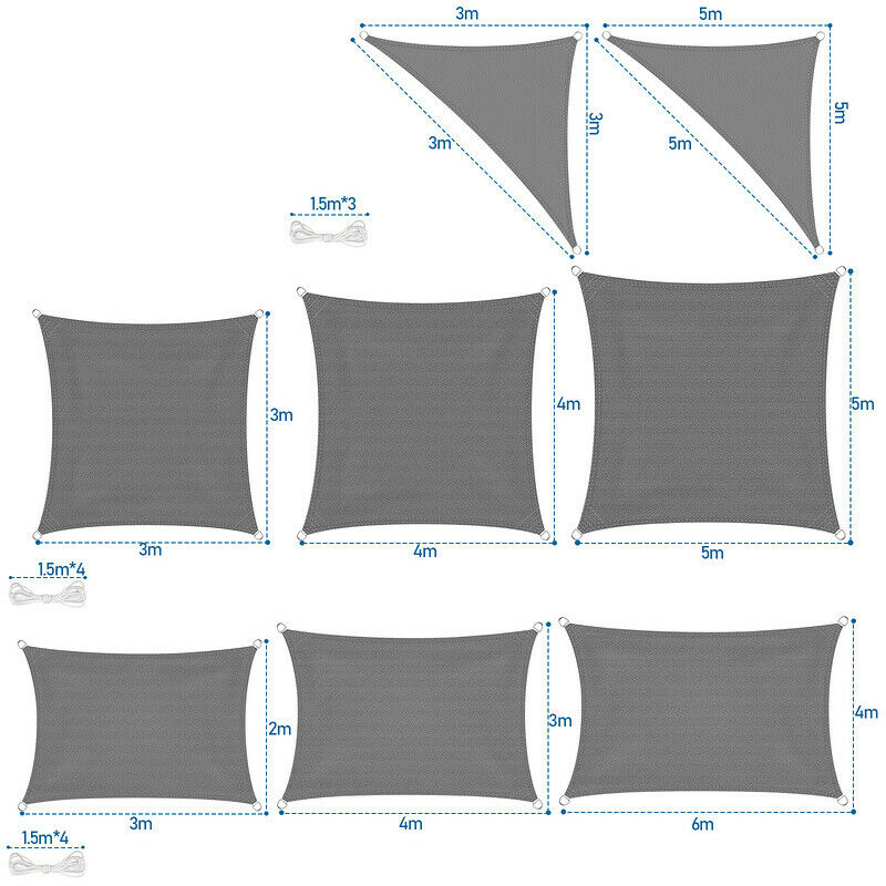 Sonnewelt sun sail shade sail UV protection