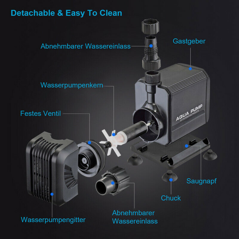 Sonnewelt Tauchpumpe 15-40Watt Elektrisch
