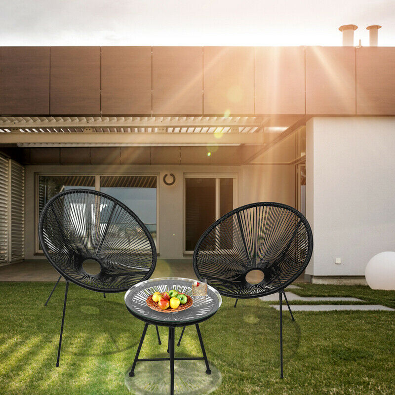 Sonnewelt Acapulco Stuhl mit Tisch Gartenmöbel