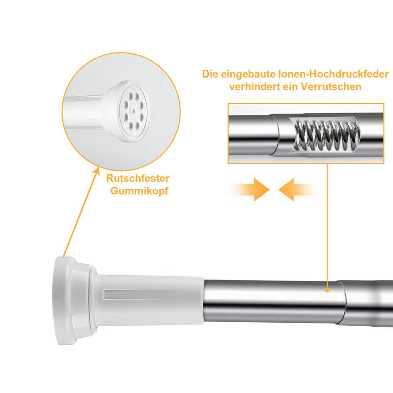 Sonnewelt Teleskopstange Duschstange 70-260cm