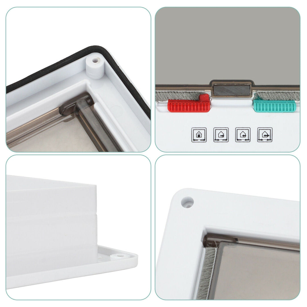 Sonnewelt cat flap pet door 4-way locking