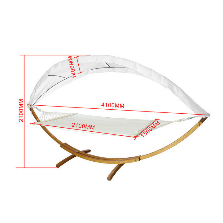 Sonnewelt Hängematte Holz Hammock mit Gestell