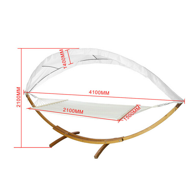 Sonnewelt Hängematte Holz Hammock mit Gestell