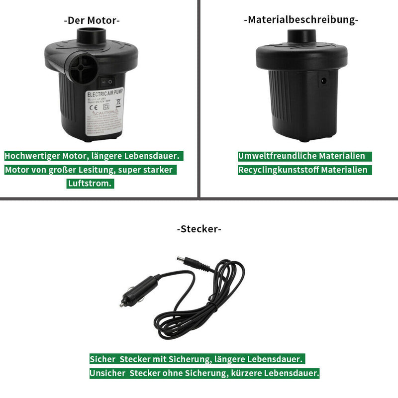Sonnewelt Elektrische Luftpumpe Elektropumpe