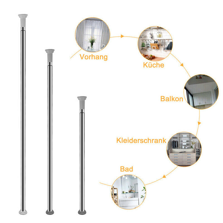 Sonnewelt Teleskopstange Duschstange 70-260cm
