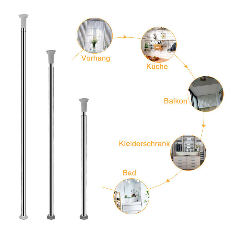 Sonnewelt Teleskopstange Duschstange 70-260cm