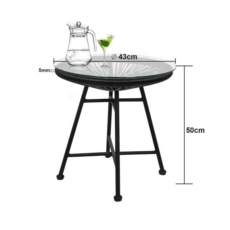 Sonnewelt Acapulco Stuhl mit Tisch Gartenmöbel